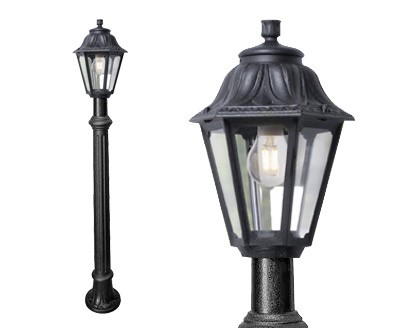 Single Small Head Lamp Post