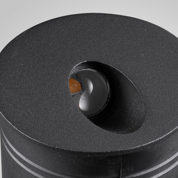 (image for) Round Angle Wall Lamp - Sand Black