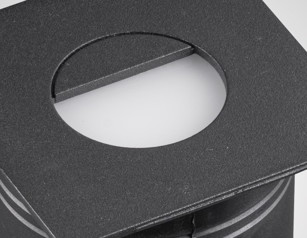 (image for) Square Eyelid Wall Lamp - Sand Black