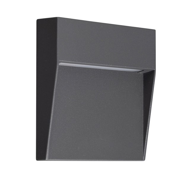 (image for) Small Square Wall Lamp - Anthracite