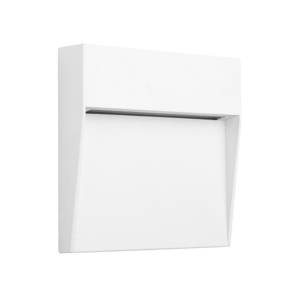 (image for) Small Square Wall Lamp - Sand White