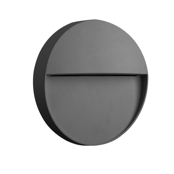 (image for) Small Round Wall Lamp - Anthracite