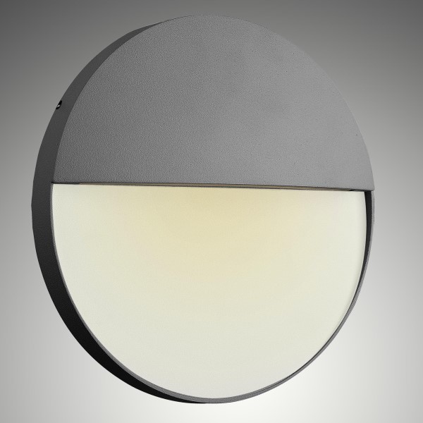(image for) Large Round Wall Lamp - Anthracite