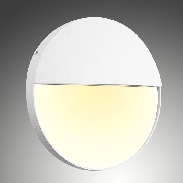 (image for) Large Round Wall Lamp - Sand White