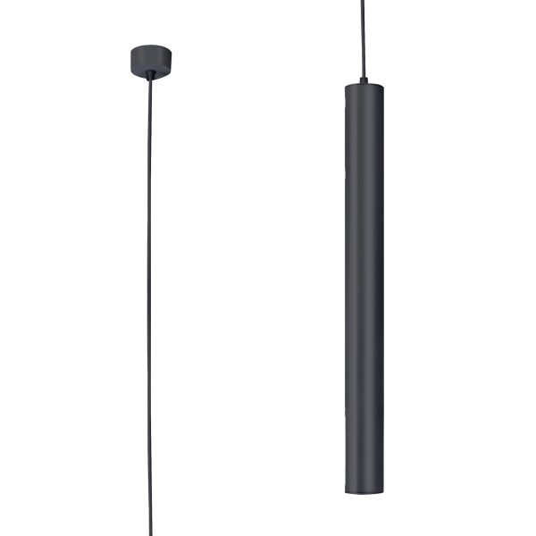 (image for) 1 Light Pendant - Black