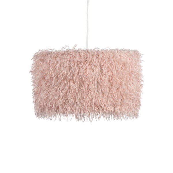 (image for) Faux Feather Pink Shade