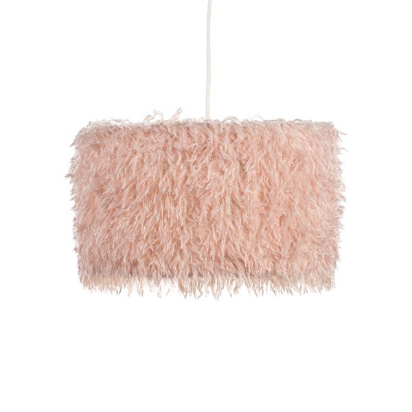 (image for) Faux Feather Pink Shade