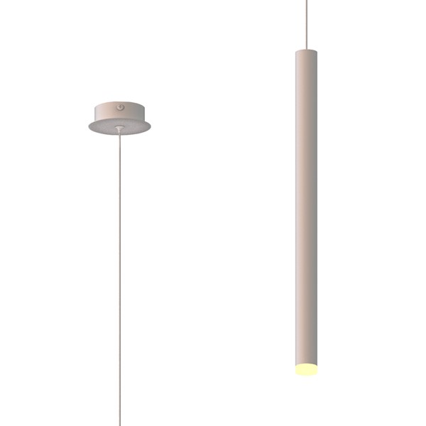 (image for) 1 Light Pendant - Sand White