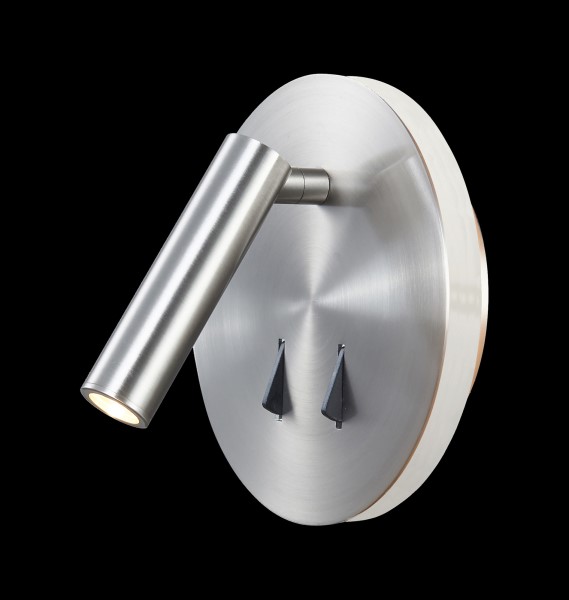(image for) Wall + Reading Light - Satin Nickel