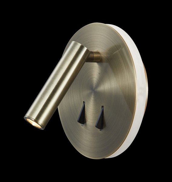 (image for) Wall + Reading Light - Antique Brass