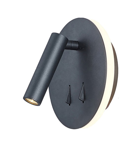 (image for) Wall + Reading Light - Sand Black