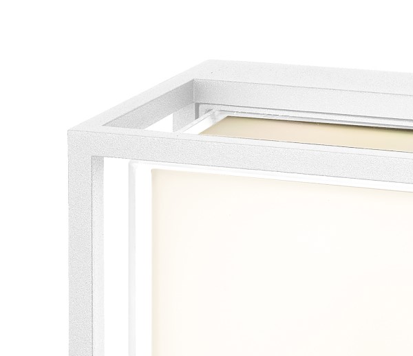 (image for) Square Ceiling/Wall Light - White