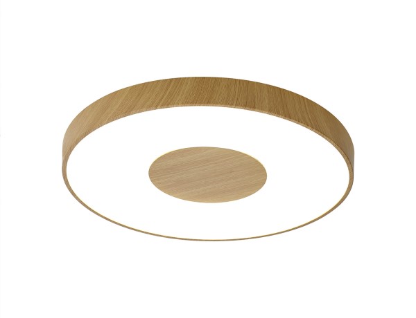 (image for) 65cm Round Ceiling 100W LED - Wood Effect