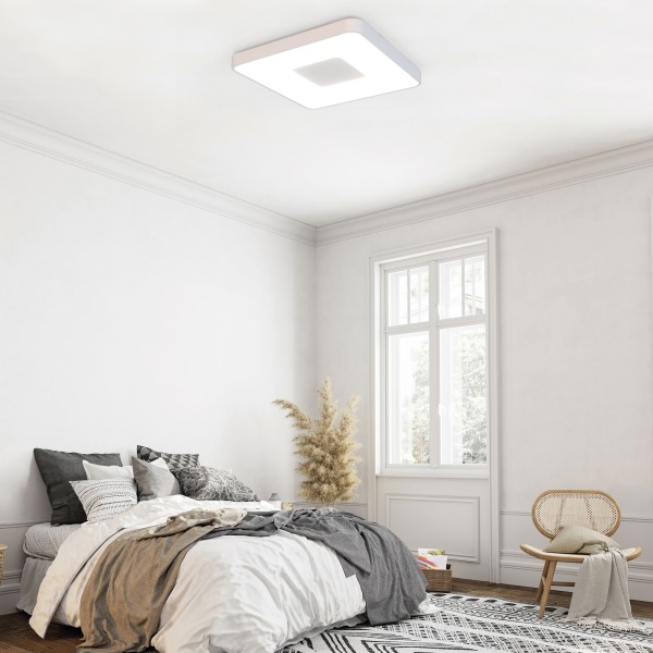 (image for) Square Ceiling 100W LED - White