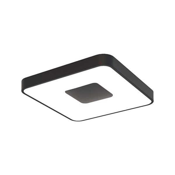 (image for) Square Ceiling 80W LED - Black