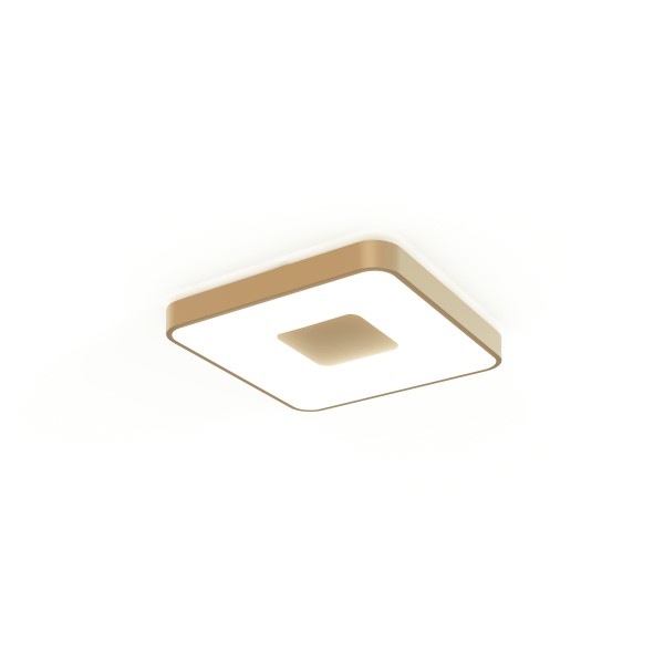 (image for) Square Ceiling 80W LED - Gold