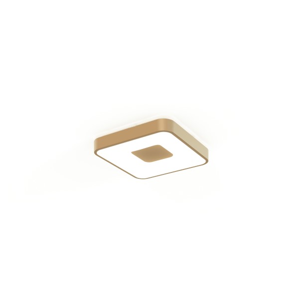 (image for) Square Ceiling 56W LED - Gold