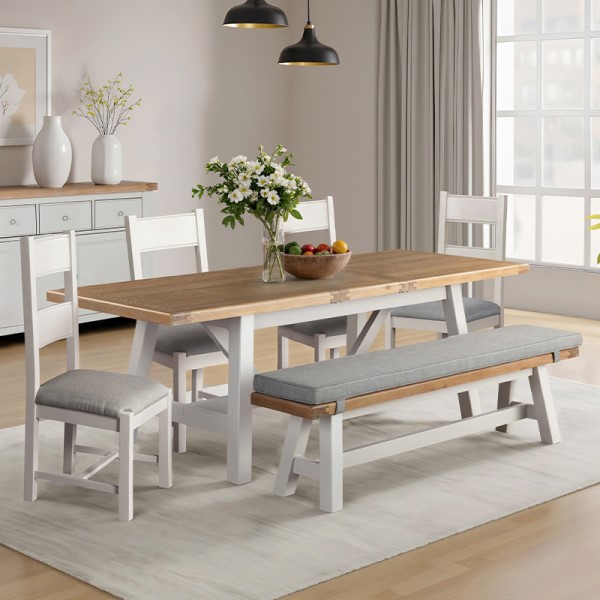 (image for) Dining Bench Fabric Cushion - Grey