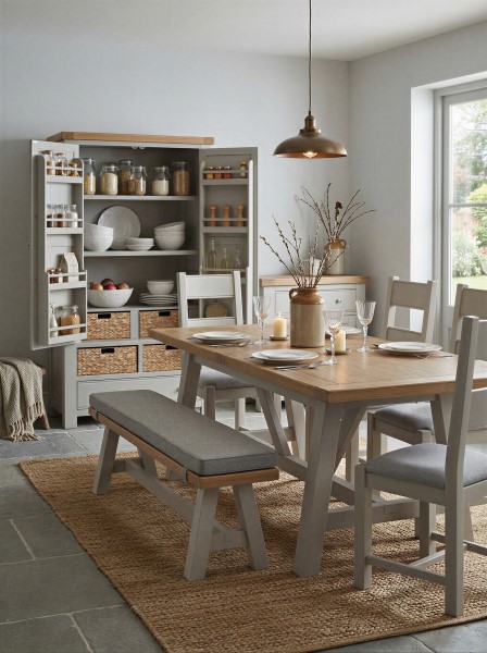 (image for) Refectory Dining Table 1900/2350 Extending - Taupe