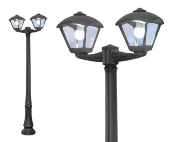 (image for) Medium 2 Head Lamp Post