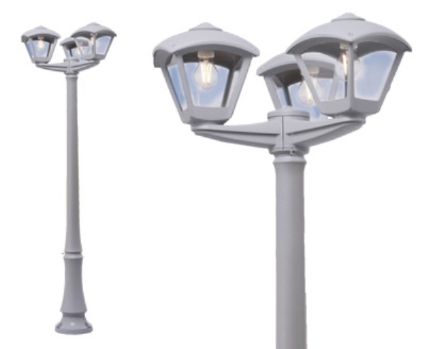 (image for) Medium 3 Head Lamp Post