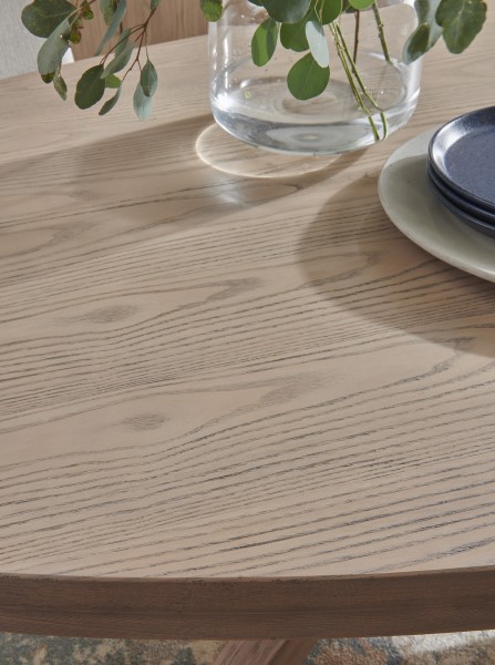 (image for) Oval Dining Table 1900mm - Smoked Oak