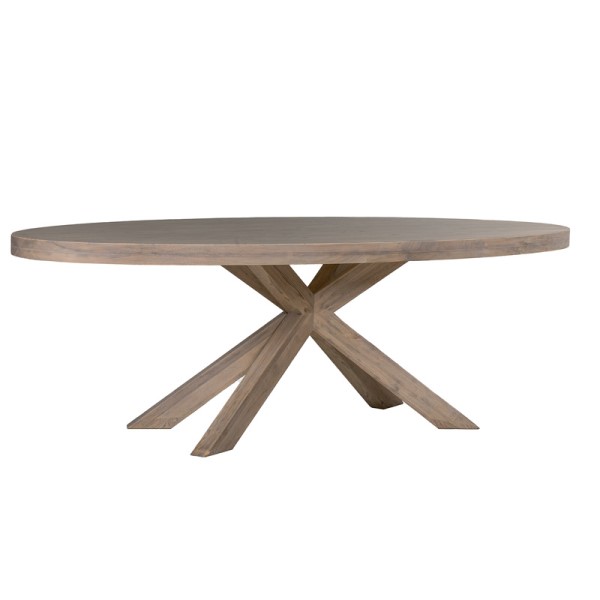 (image for) Oval Dining Table 2350mm - Smoked Oak