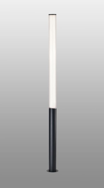 (image for) 205cm Bollard, 43W LED IP65 - Black