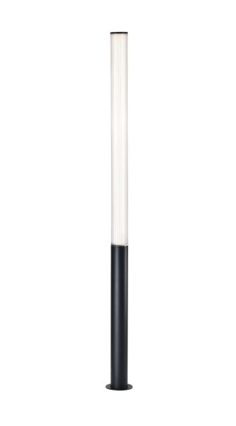(image for) 205cm Bollard, 43W LED IP65 - Black
