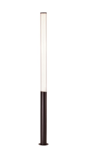 (image for) 205cm Bollard, 43W LED IP65 - Rust Brown