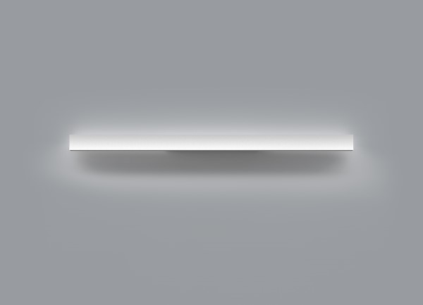 (image for) 120cm Linear Wall Lamp 110°, 38W LED, 3000K - White