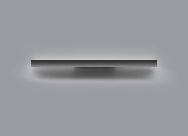 (image for) 120cm Linear Wall Lamp 110°, 38W LED, 4000K - Black