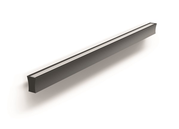 (image for) 120cm Linear Wall Lamp 110°, 38W LED, 4000K - Black