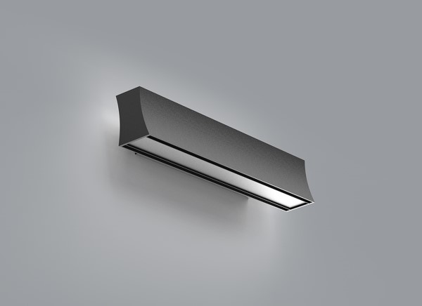 (image for) 41cm Linear Wall Lamp 110°, 14W LED, 4000K - Black