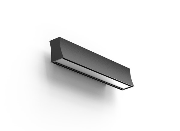 (image for) 41cm Linear Wall Lamp 110°, 14W LED, 4000K - Black