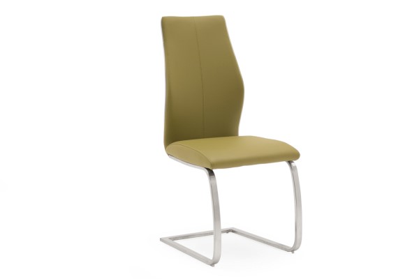 (image for) Chair Brushed Steel Base - Olive