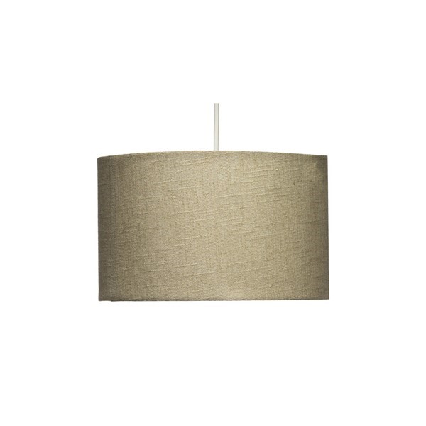 (image for) Straight Drum Linen Shade Calico