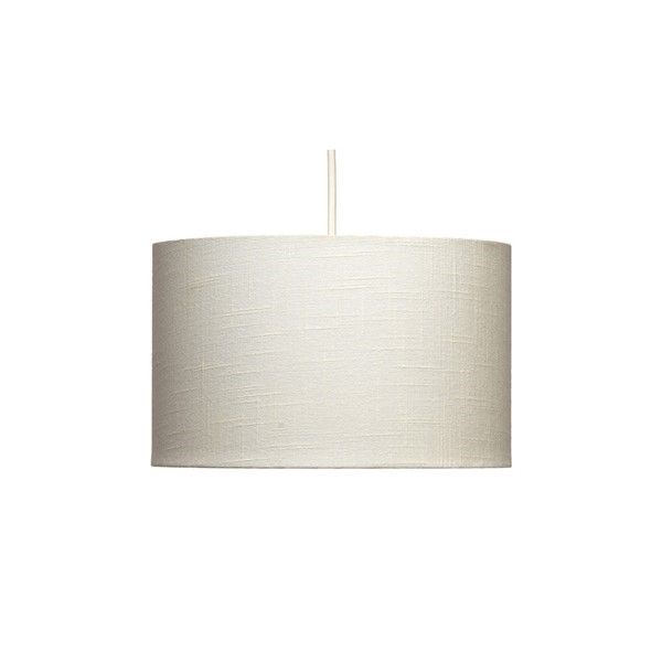(image for) Straight Drum Linen Shade Cotton