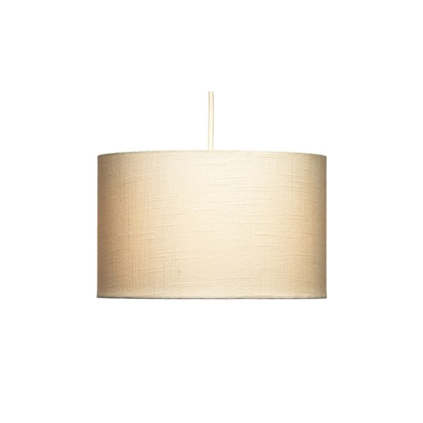(image for) Straight Drum Linen Shade Cotton