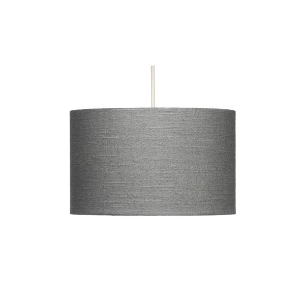 (image for) Straight Drum Linen Shade Earl Grey
