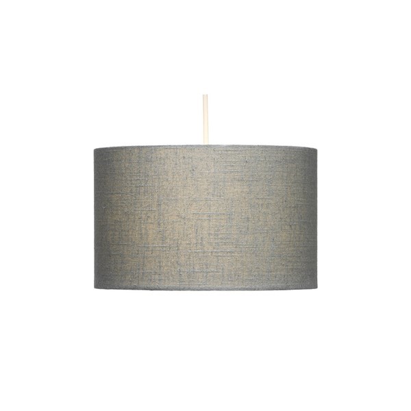 (image for) Straight Drum Linen Shade Earl Grey