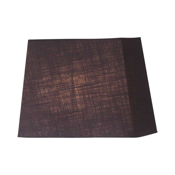 (image for) Rectangular Linen Shade Charcoal