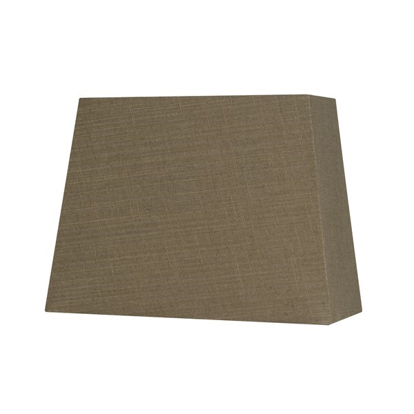 (image for) Rectangular Linen Shade Walnut