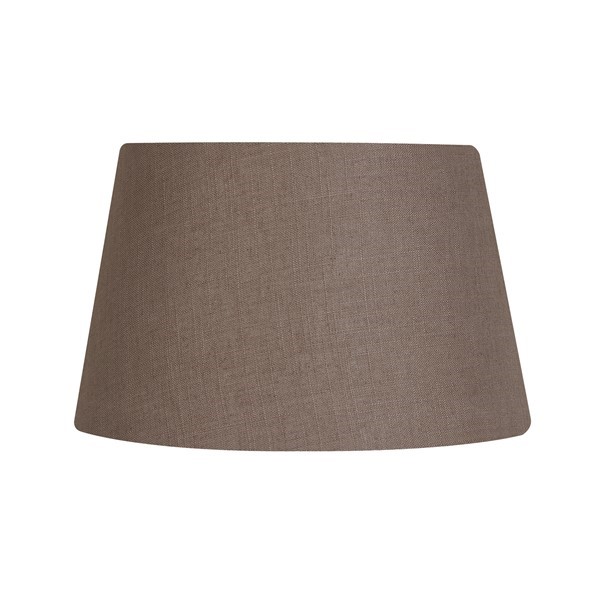 (image for) Linen Cotton Drum Shade Mocha