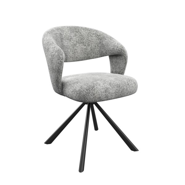 (image for) Swivel Dining Chair - Grey