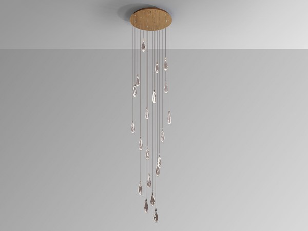 (image for) 20 Light Round Plate 650mm Rose Gold