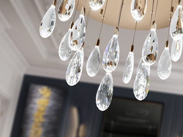 (image for) 20 Light Round Plate 650mm Rose Gold