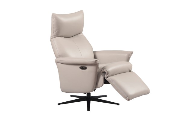 (image for) Electric Reclining Accent Chair - Cashmere