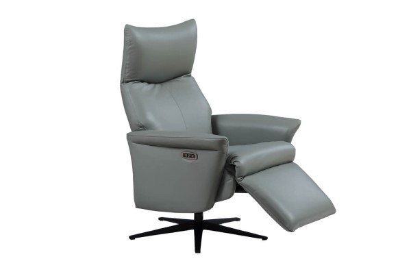 (image for) Electric Reclining Accent Chair - Steel