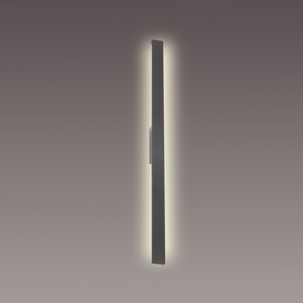 (image for) 1.2m Wall Lamp, IP54 - Anthracite